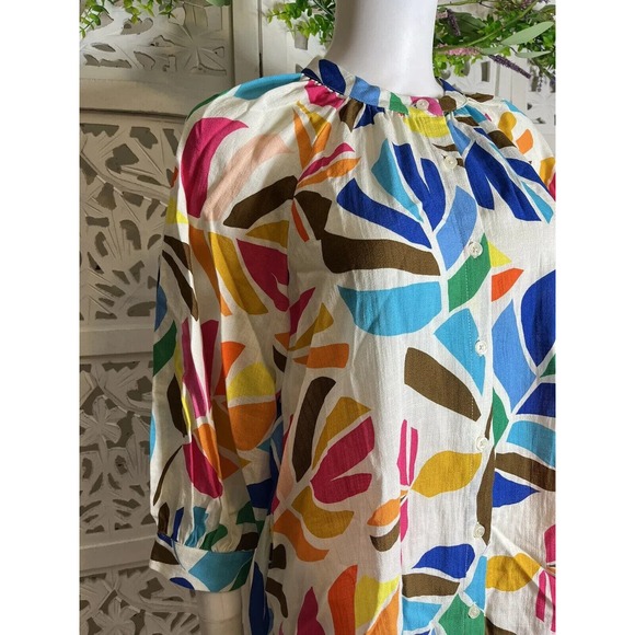 NWT Tabitha Brown x Target Women's Botanical Colorful Cover Up Tunic Size Small - Picture 5 of 13